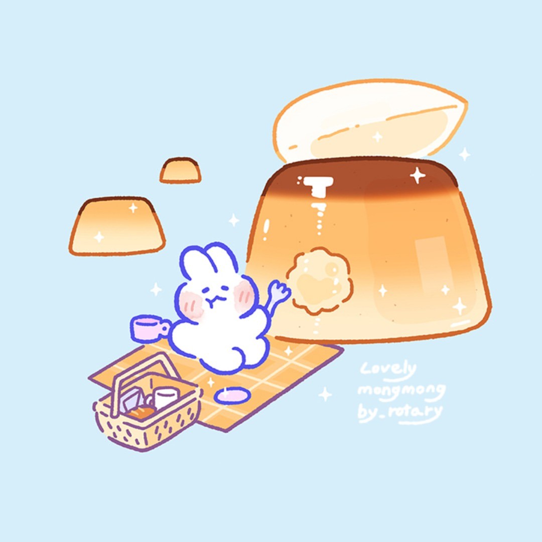 lovely_mongmong's tweet photo. 🐰🍮💕 https://t.co/MyZ7S0s5Ye
