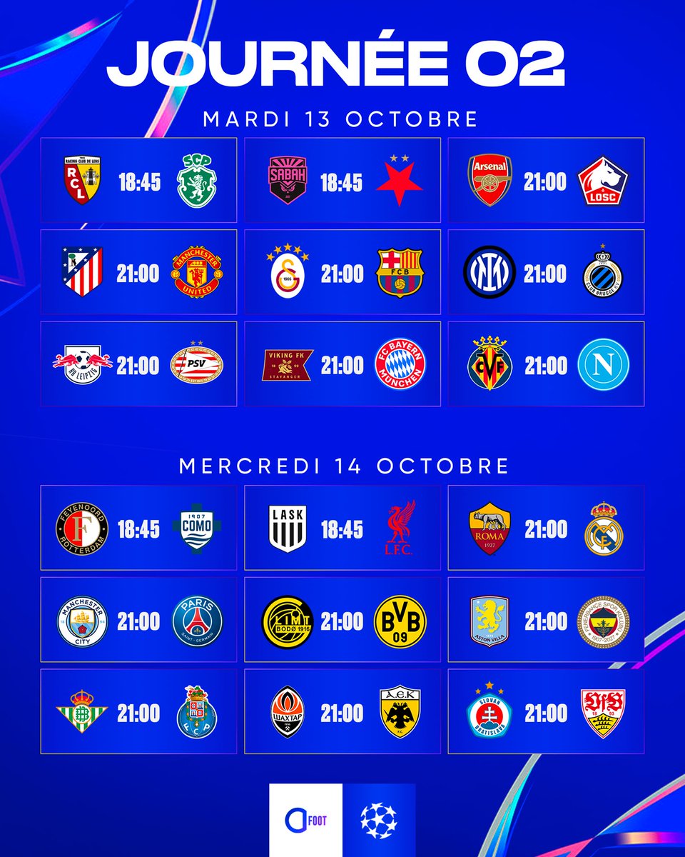 ActuFoot_'s tweet photo. LA LIGUE DES CHAMPIONS EST DE RETOUR !!!!! 🤩💙💜

Vous attendez quel match avec impatience ? 🍿 https://t.co/2sm31JApZl