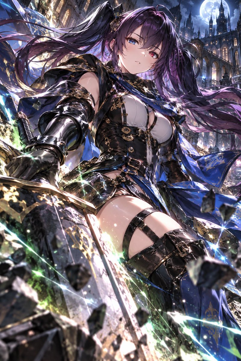 miyabi___ai's tweet photo. はじめまして！✨

アニメ・ゲームのファンアートを中心に、好きなキャラクターを自由に描いていきます。

男女問わず、いろいろな作品・キャラを楽しんでいただけたら嬉しいです🥰

今回は『エバーテイル』のマンチェスター💜

※非公式AIファンアート 

#エバーテイル #AIイラスト https://t.co/F028VEuWEY
