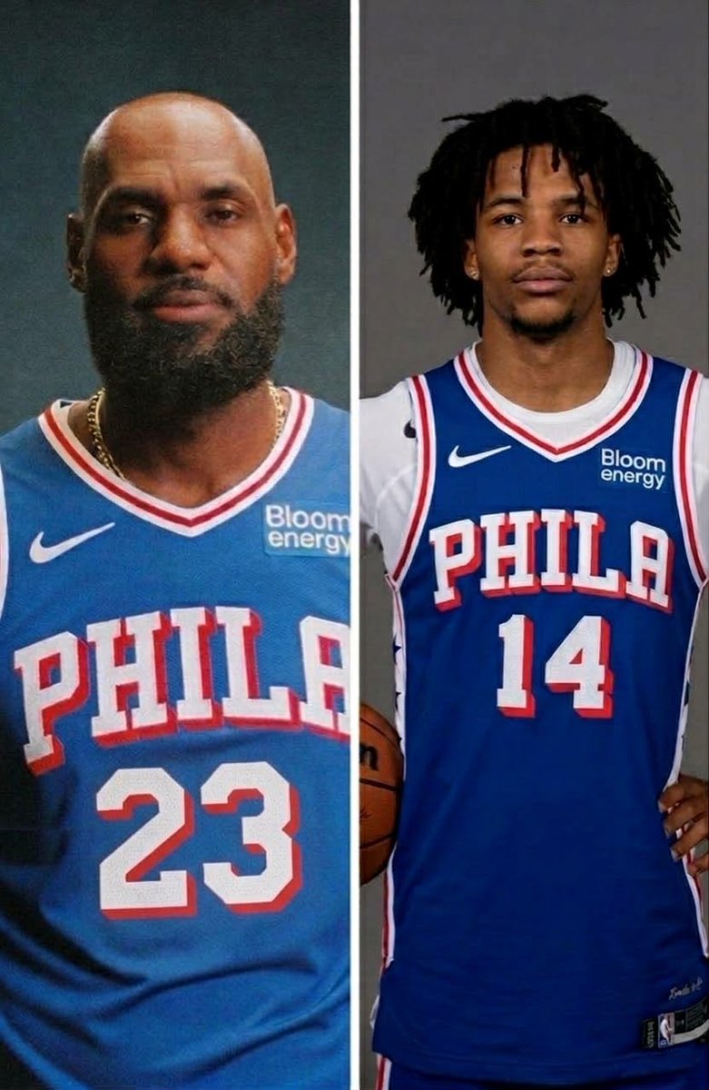 76ersMuse's tweet photo. THIS IS ACTUALLY CRAZY…

LeBron James entered the NBA in 2003, just ONE year before Jameer Nelson.

Now, in 2026, Jameer Nelson’s son is sharing the court with LEBRON JAMES on the Sixers. 🤯 https://t.co/zPFd1mNcgi