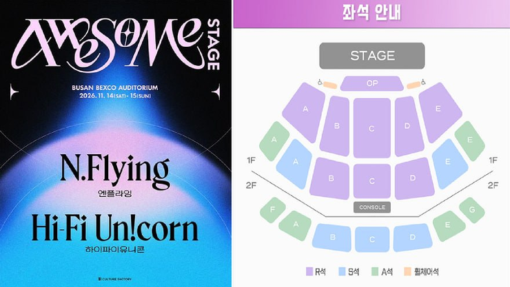 sunticket4456's tweet photo. 🎤 2026 Awesome Stage [ N.Flying x Hi-Fi Un!corn ] 엔플라잉 하이파이유니콘 티켓 양도

━━━━━━━━━━━━━━━━━━━

🗓 일정 ｜ 11/14(토)
📍 좌석 ｜ 1층 OP구역 3열 (연석)
💰 가격 ｜ 장당 15.5만원

🗓 일정 ｜ 11/14(토)
📍 좌석 ｜ 1층 C구역 2열 (연석)
💰 가격 ｜ 장당 15.5만원

━━━━━━━━━━━━━━━━━━━

🗓 일정 ｜ 11/15(일)
📍 좌석 ｜ 1층 OP구역 3열 (연석)
💰 가격 ｜ 장당 15.5만원

🗓 일정 ｜ 11/15(일)
📍 좌석 ｜ 1층 C구역 2열 (연석)
💰 가격 ｜ 장당 15.5만원

━━━━━━━━━━━━━━━━━━━

✅ 연석 가능 / 아옮 및 인증 가능
💌 문의는 DM 부탁드립니다!

#티켓양도 #콘서트티켓 #티켓좌석공연신청 #공연양도 #콘서트양도 #티켓팅 #선예매 #예매 #티켓오픈 #대리티켓팅 #댈티
#팬미팅 #콘서트 #공연 #양도 #피켓팅 #취켓팅 #티켓팅대행 #연석확보 #티켓다수확보 #팬미팅대행 #콘서트대행
#뮤지컬대행 #운동경기대행 #좌석양도 #연석양도 #대리티켓팅 #댈티 #배송지변경 티켓좌석공연신청