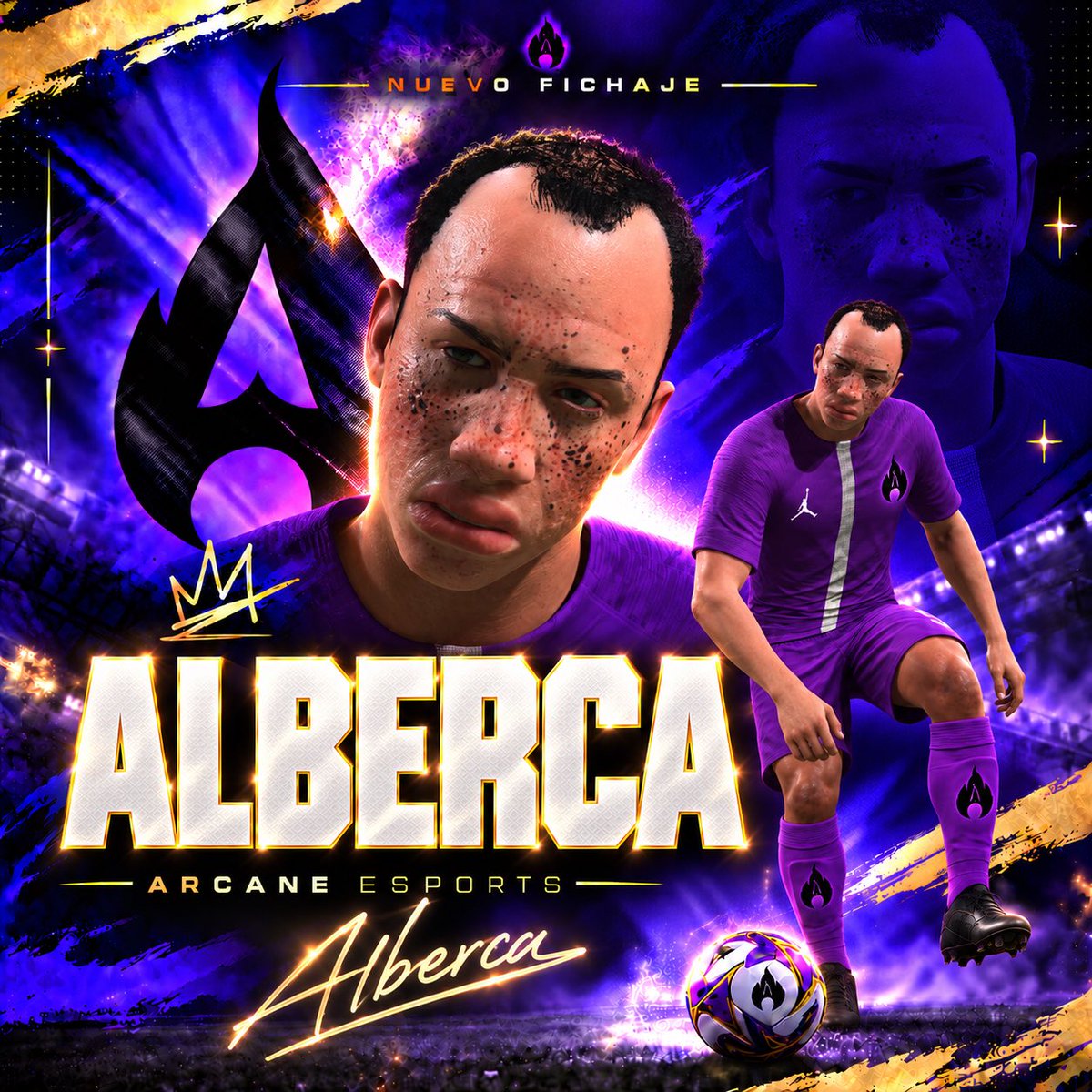 Arcane__eSports's tweet photo. #FICHAJE/#PROCLUBS

💜 ¡Bienvenido #Alberca! Killer de área y también un jugón, fichaje de muchísima calidad para la punta de ataque.. goles asegurados 

~ Posición: DC

#SomosArcane 

@_chocolate3000 @LaCasadeClubes @FichajesAyudas https://t.co/mAlAt1wRWk