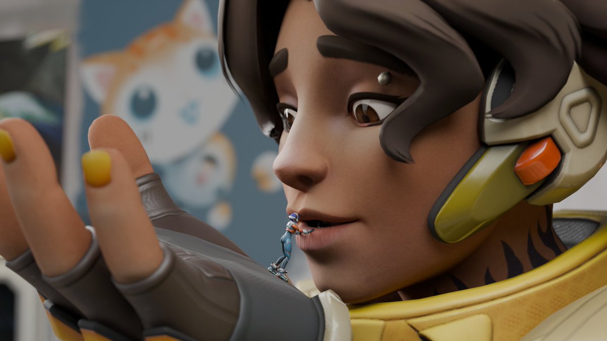 JordiSize's tweet photo. Venture and Juno have a lil moment together 1/2 #overwatch #sizetwitter https://t.co/7Na0p8O4JF