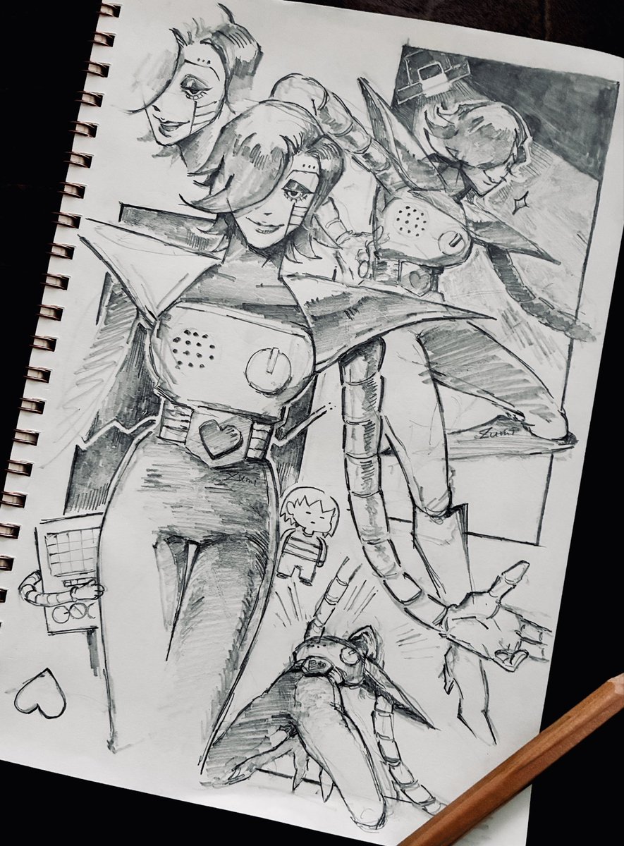 Zumi_sky's tweet photo. ずっと描いてみたかったメタトン🤖 https://t.co/BLZGTeaqSY