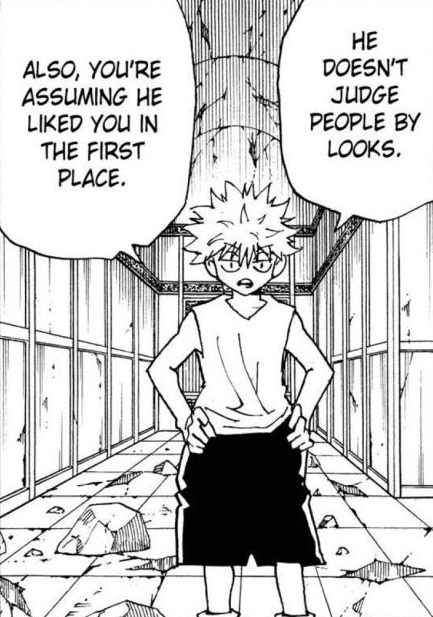 _shana96's tweet photo. Such an obvious display of jealousy. Killua sees Palm alive and well and the first thing he does is start being mean to her instead of just keeping his mouth shut 😅 https://t.co/GLLJlXCAOe