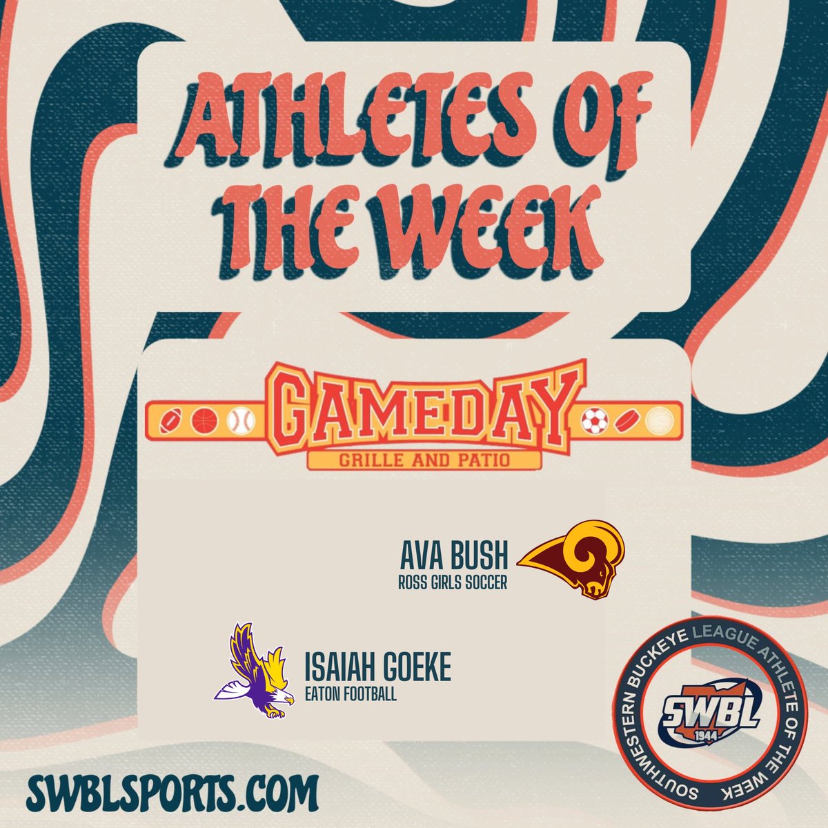 SWBLSPORTS's tweet photo. 🚨 Congratulations to our Gameday Grille and Patio Athletes of the Week! https://t.co/pLWv1pKlxF https://t.co/5BUfsVy6rn