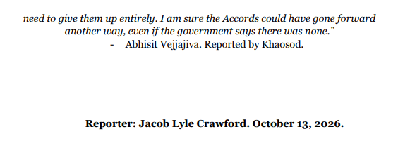 DefectedChaosIn's tweet photo. SONGKHLA ACCORDS SIGNED INTO EFFECT.
SIGNATORIES: THAILAND, VIETNAM, LAOS, CAMBODIA.

- OCTOBER 13, 2026. https://t.co/JYnsstWOff