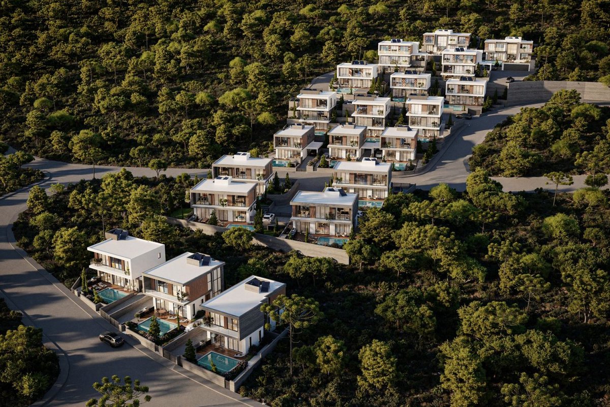 BestIntProject's tweet photo. Golden Hills brings contemporary hillside villa living to Geroskipou, near Paphos.

Medousa Developers presents 20 private villas arranged along the natural slope, each positioned at a different elevation for uninterrupted sea and landscape views. Expansive windows flood interiors with light and frame the surrounding scenery.

Designed for permanent living, holidays or investment, the villas feature generous outdoor areas, full‑height glazing, and terraces for dining and lounging beside each home’s private pool.

🔗 Read the full story on BIP: https://t.co/vTMtAOTQX2

Images © Medousa Developers

#GoldenHills #MedousaDevelopers #CyprusRealEstate #Paphos #LuxuryHomes #ResidentialDevelopment #Architecture #PropertyInvestment #BestInternationalProject #MediterraneanLiving #VillaDesign #CyprusProperty #ModernArchitecture #InteriorDesign #CoastalHomes