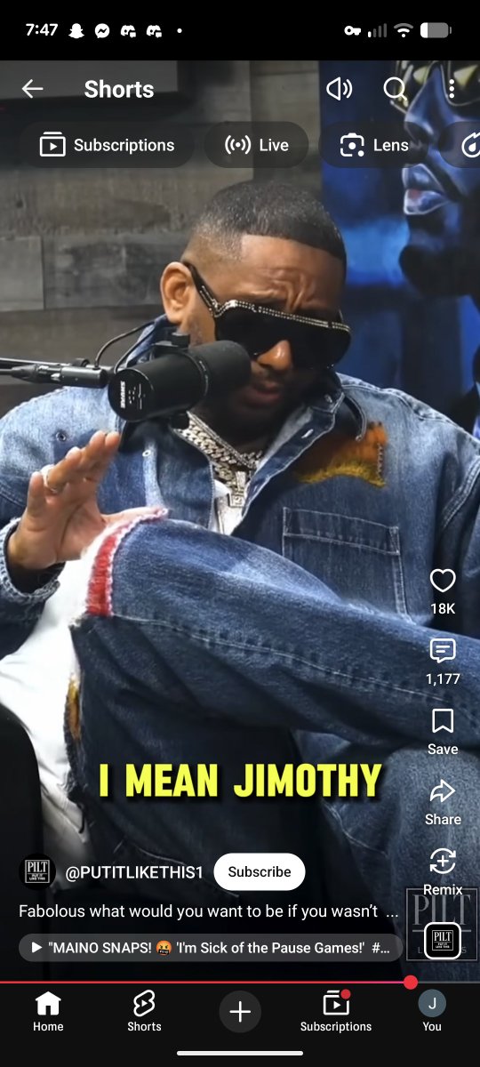 jbblem's tweet photo. This is Maino referring to Jim Jones as $Jimothy on #LetsRapAboutIt podcast
Jimothy to the world #LetsRapAboutItPodcast #LRAI #JimJones #Maino #Fabolous #DaveEast #Capo #HustleHard #NYCHipHop #HipHopPodcast #Harlem #Brooklyn #RapTalk #HipHopCulture https://t.co/8t4ihBAr4D