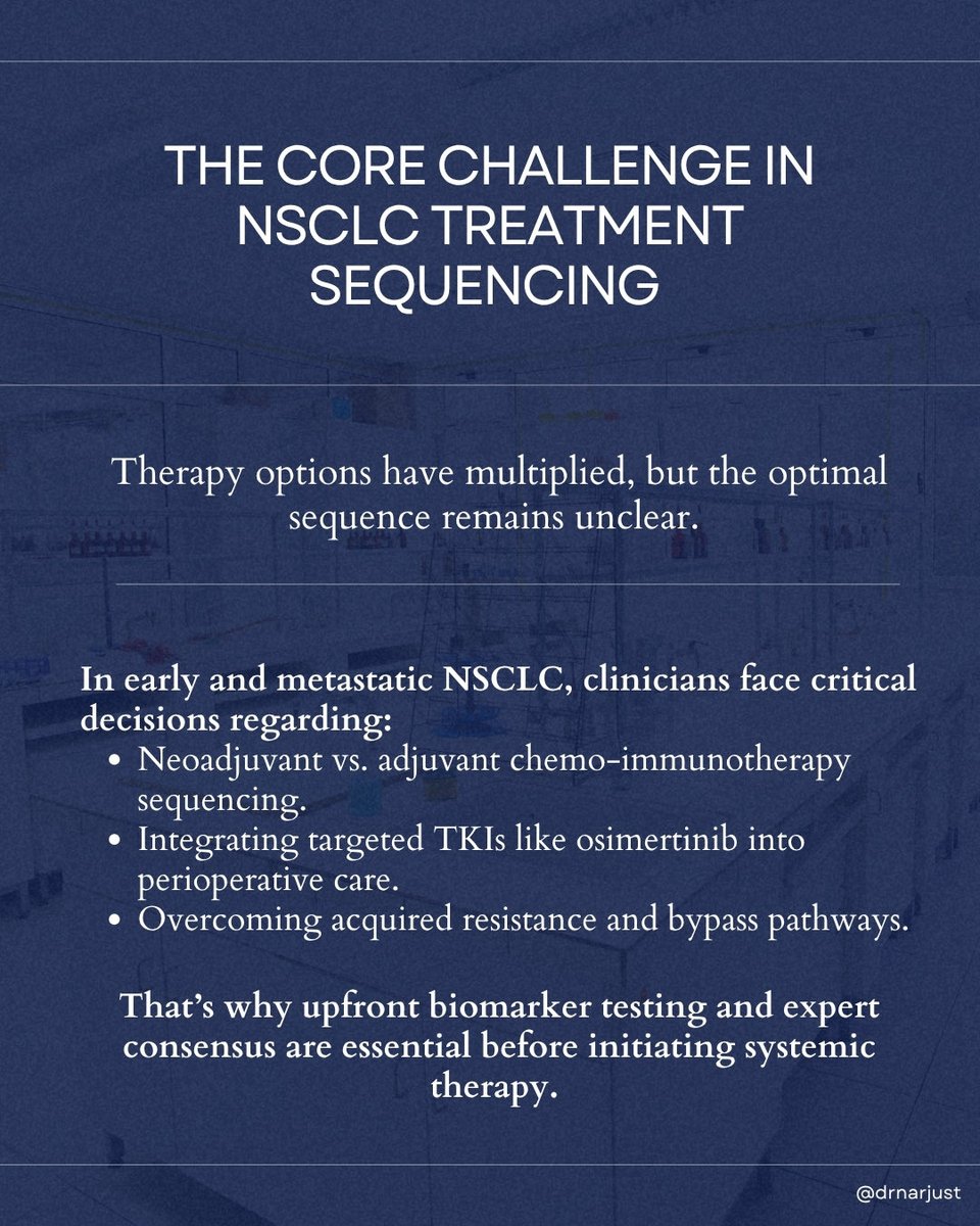 NarjustFlorezMD's tweet photo. How do we optimize lung cancer treatment sequencing in 2026?

Here is a quick breakdown of our panel consensus thoracic oncologists on NSCLC, SCLC, and emerging biomarkers. 

➡️ Swipe through for the highlights

Alongside an incredible group of co-authors @AnaVManana @lungoncdoc @FawziAbuRous @peters_solange @fred_hirsch @BalazsHalmosMD  @christinemphmd @sands_jacob 

https://t.co/3j1v7ptkW5
