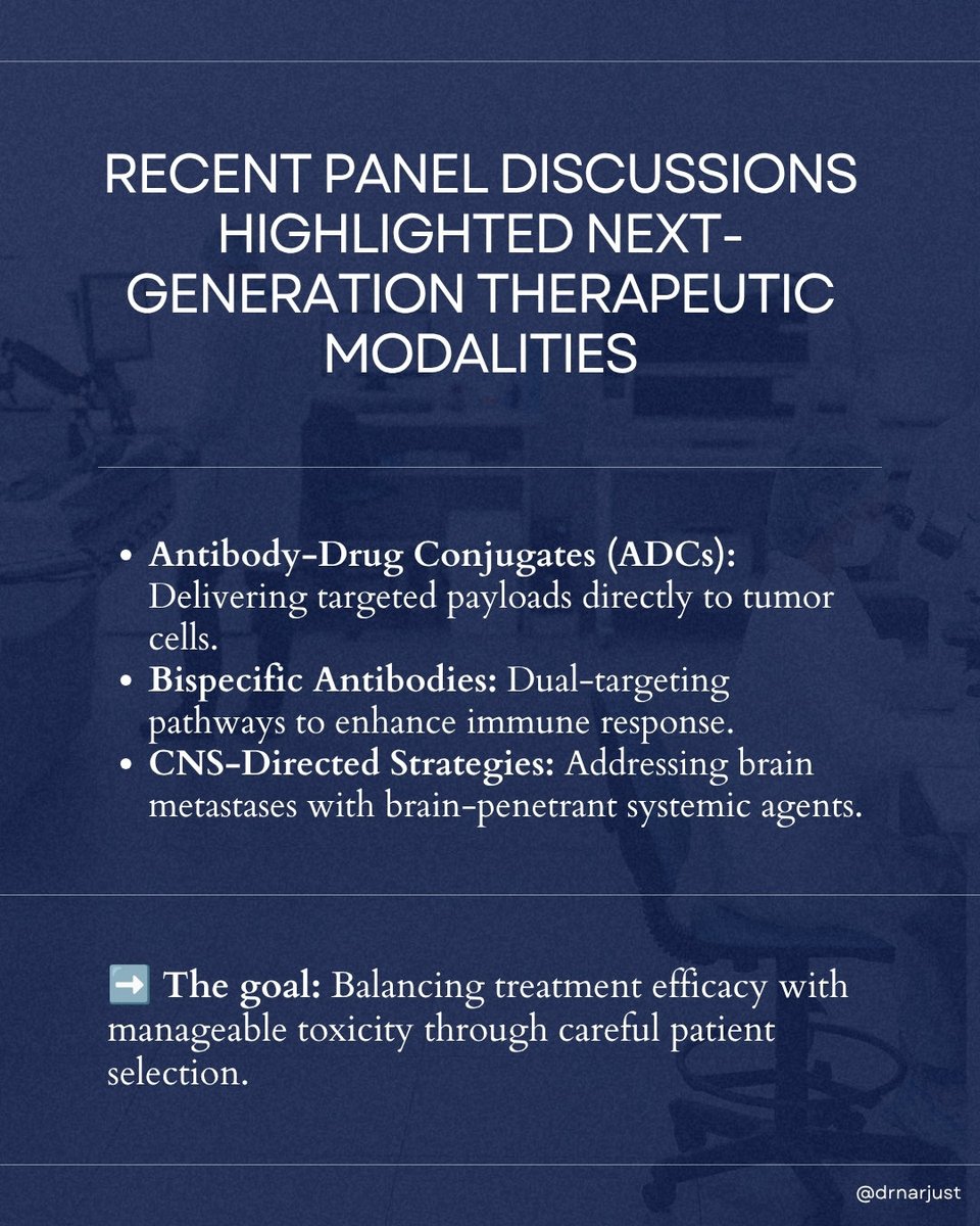 NarjustFlorezMD's tweet photo. How do we optimize lung cancer treatment sequencing in 2026?

Here is a quick breakdown of our panel consensus thoracic oncologists on NSCLC, SCLC, and emerging biomarkers. 

➡️ Swipe through for the highlights

Alongside an incredible group of co-authors @AnaVManana @lungoncdoc @FawziAbuRous @peters_solange @fred_hirsch @BalazsHalmosMD  @christinemphmd @sands_jacob 

https://t.co/3j1v7ptkW5