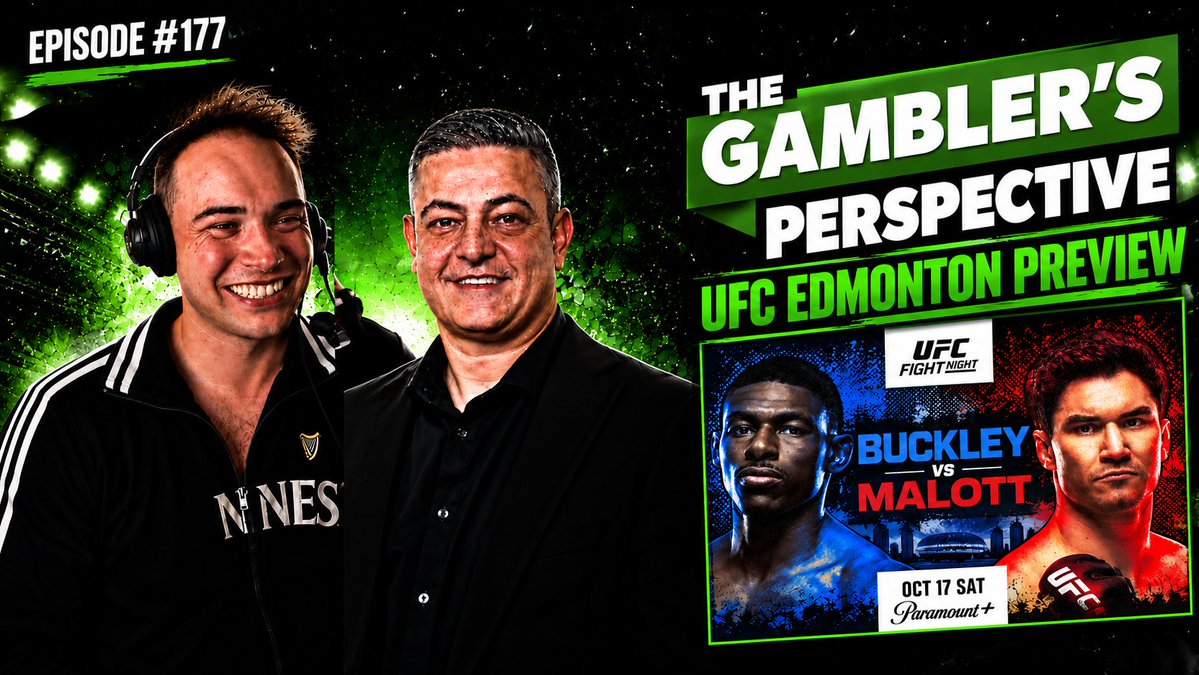 GamblersUFC's tweet photo. Episode #177 is now available on @MMAOddsBreaker
👀

@FightOdds &amp; @MMA_RAX preview #UFCEdmonton and give out their best bets      

WATCH  https://t.co/gqe2ymx00q https://t.co/cGSKoqqqUB