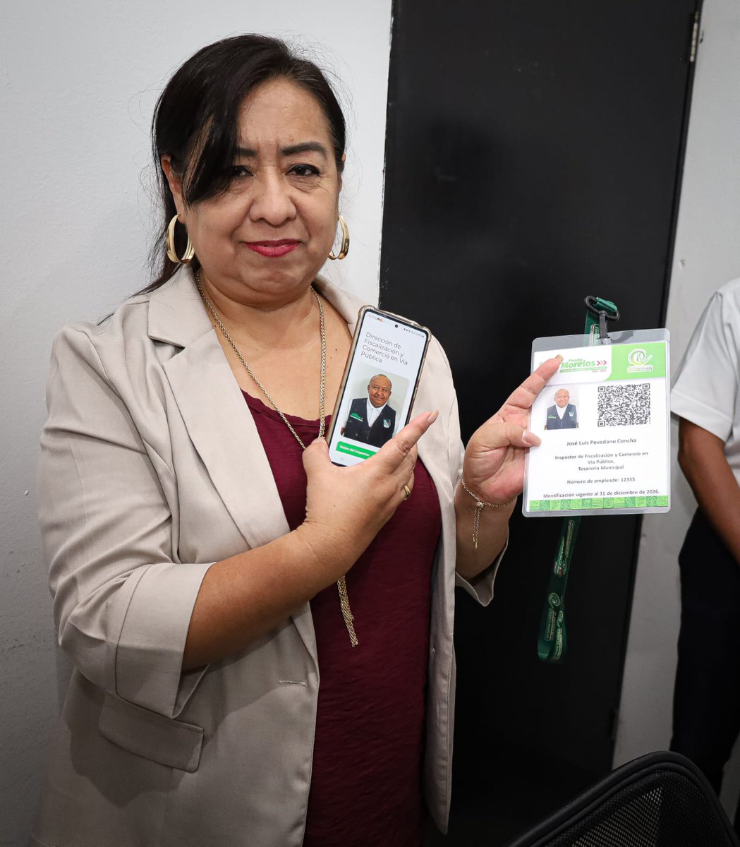 radioturquesa's tweet photo. Con el propósito de brindar mayor confianza y transparencia a la ciudadanía durante las acciones de inspección, el Ayuntamiento de Puerto Morelos renovó los gafetes del personal de Fiscalización y Comercio en la Vía Pública, adscrito a la Tesorería Municipal
https://t.co/zoH5lTBhEH