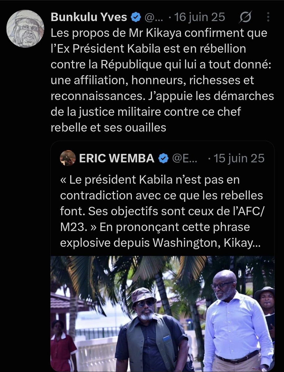 BunkuluYves's tweet photo. De Bertrand Bisimwa, Sultani Makenga du M23 à Corneille Nangaa AFC, jusqu'à l’annonce de leur chef Kabila,démontre l’incapacité du @UrugwiroVillage à légitimer une cause étrangère. L’agression rwandaise est aujourd'hui portée par l’élève qui a échoué hier et qui échouera à nouveau. Tout était connu d'avance