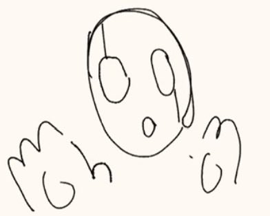 puzzlemuttz's tweet photo. when ur friend is streaming their drawing but gets sidetracked every 5 minutes, gaster is born https://t.co/fDIR6tl2ve