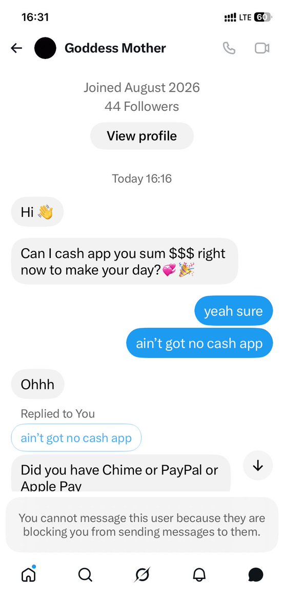closeddusk's tweet photo. i almost got scammed on X today.

Here’s what happened and the red flags to watch out for. 🧵👇 https://t.co/CDfqJ08jZA