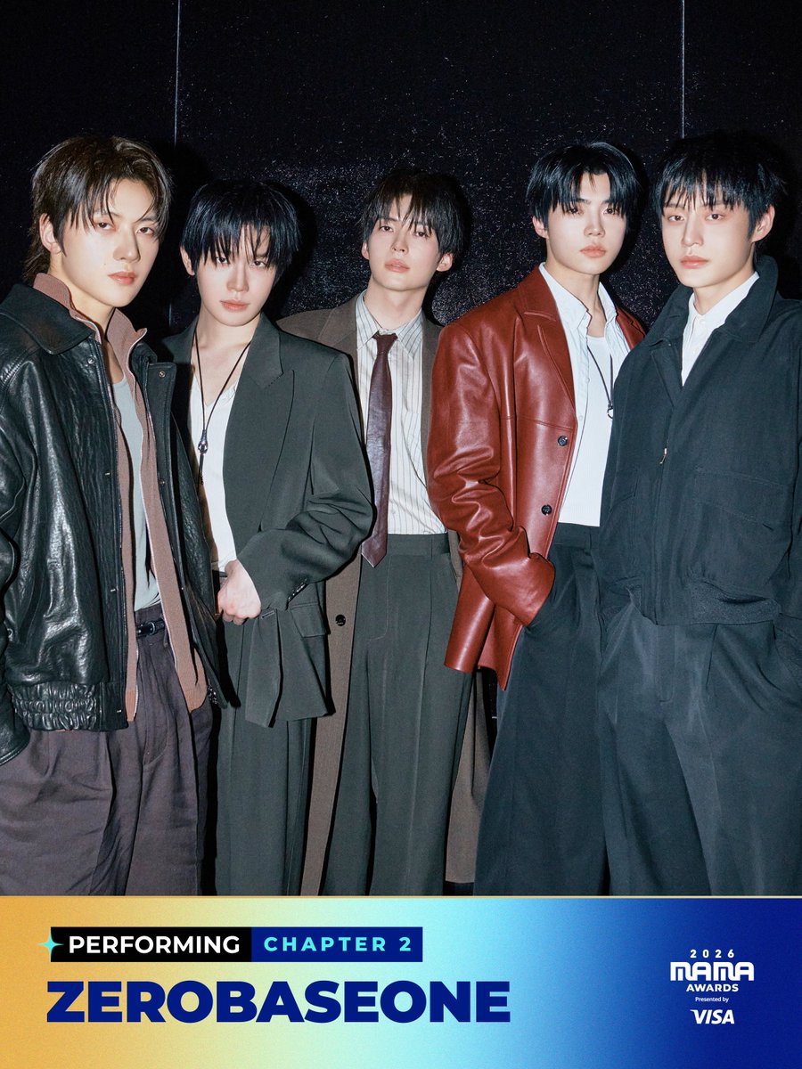 MnetMAMA's tweet photo. [#2026MAMA] PERFORMING ARTIST CHAPTER 2

#ZEROBASEONE #제로베이스원

MOVE THE STARS,
A MUSIC INTERSTELLAR
2026 MAMA AWARDS

2026.11.20-21 (KST)
KYOCERA DOME OSAKA &amp; Mnet Plus 

#MAMAAWARDS #2026MAMAAWARDS https://t.co/SJ8U9oulYl