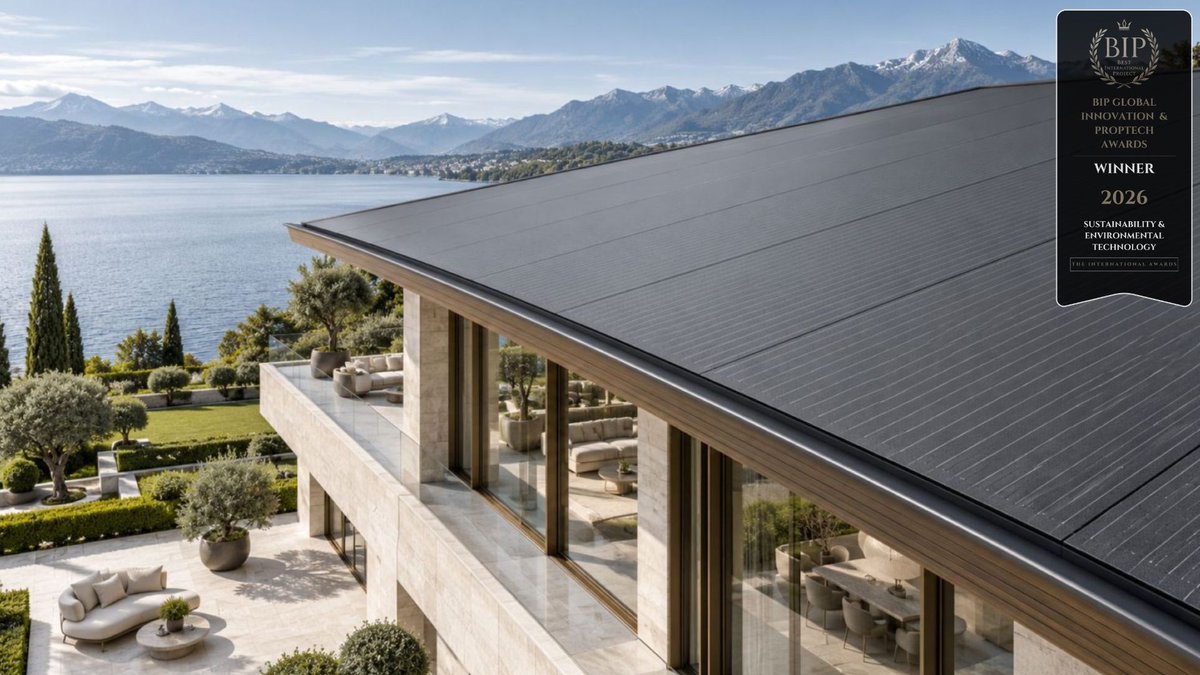 BestIntProject's tweet photo. Congratulations to Megasol on winning in the 2026 BIP Global Innovation & PropTech Awards - Sustainability & Environmental Technology Category.
Subcategory: Solar Roofing.

Megasol is recognised for LEVEL Up, its roof‑integrated solar system featuring ZRM+, a micro‑structured glass surface designed to reduce glare. The jury highlighted the combination of electricity generation and roof covering, with practical installation details that support its use across real building projects.

🔗 Read the official announcement on BIP: https://t.co/H6qjfuaKz9

Part of the Best International Project platform, the BIP Global Innovation & PropTech Awards recognise technological innovation in the built environment. The Sustainability & Environmental Technology category covers carbon‑tracking tools, energy‑efficiency platforms, green‑building technologies and circular‑economy solutions.

#BIPGlobalInnovationandPropTechAwards #Megasol #SolarRoofing #BuildingIntegratedPV #PropTechAwards #SustainabilityAwards #EnvironmentalTechnologyAwards #GreenBuilding #RenewableEnergy #InnovationInAEC #BuiltEnvironment