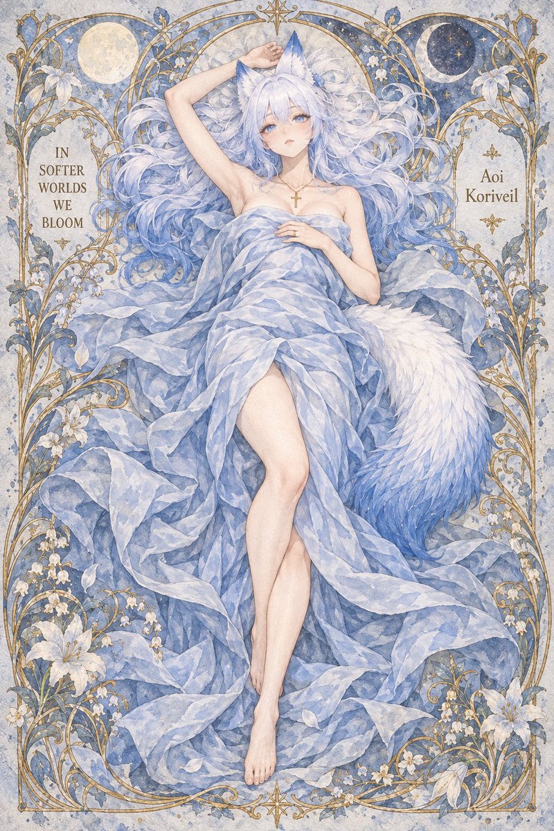 AoiKoriveil's tweet photo. @SpliceandWolf @Fidgety_Fidget @Odette_DeLune @Hachibi_Kitsune @ArtByArtemissia This is what I'm talking about when I say riské and "NSFW" art can be and generally is art. I absolutely love this. Like damn near tattoo idea level of awesome. @SpliceandWolf, this is proof that AI is art to even the most anti AI art person. https://t.co/TUGxcI56CF