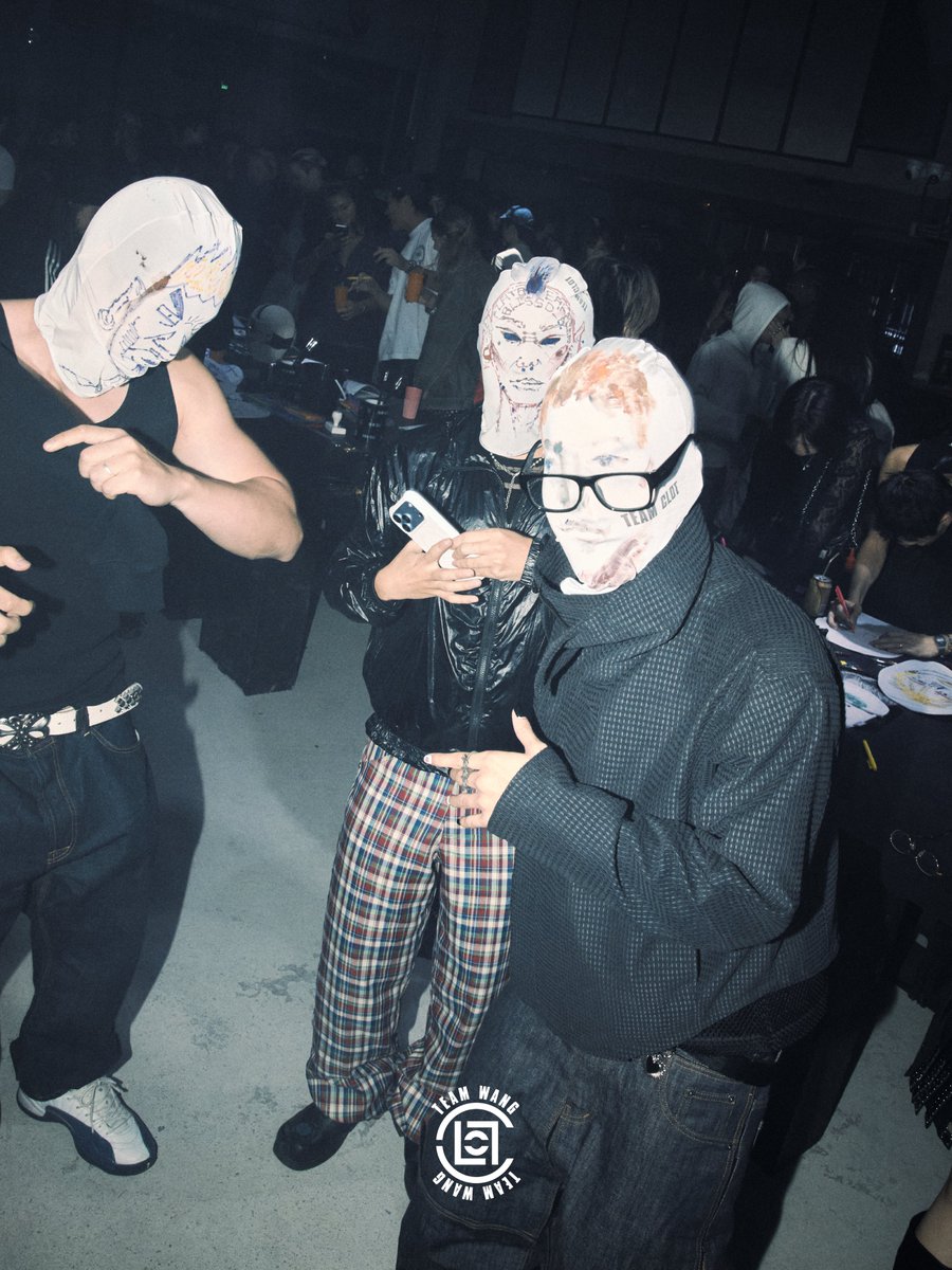 teamwangdesign_'s tweet photo. Shoutout to everyone who pulled up to TEAM CLOT Exclusive Party.
From mask workshop creations to the late-night music session,
we translate personal experiences into street expressions.   

WE ARE ALL ON OUR WAY. 

#ONMYWAY #TEAMCLOT #TEAMWANGdesign #CLOT #TEAMWANGdesignxCLOT https://t.co/9WOjL6qgNO
