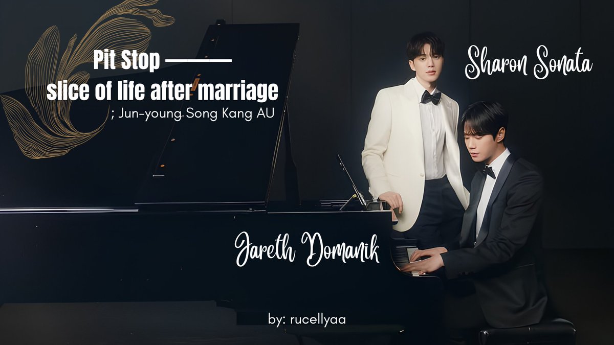 rucellyaa's tweet photo. Pit Stop —
A Story of Jareth Domanik and Sharon Sonata

Jun-young &amp; Song Kang AU https://t.co/2CxV9XnMMP