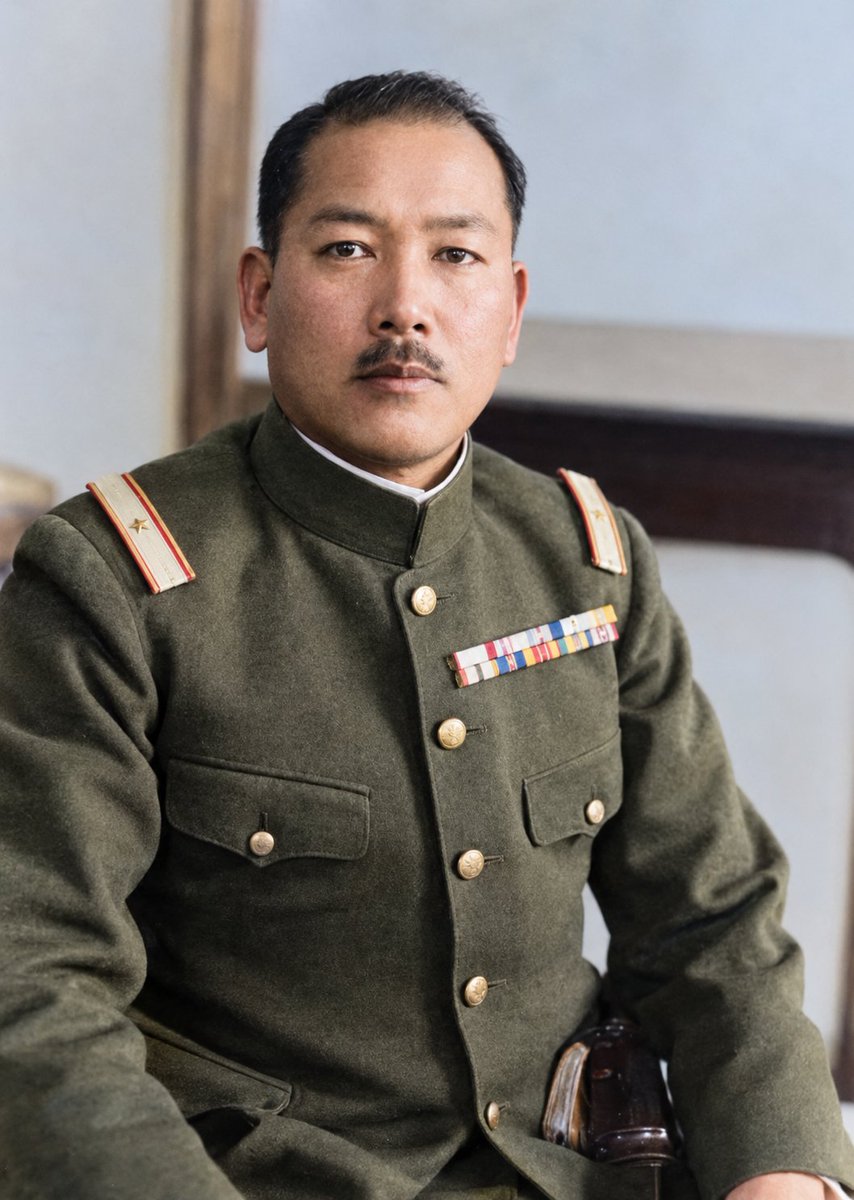 VoicesofWW2's tweet photo. Kiichiro Higuchi might be the most underrated Japanese general of WW2, and almost nobody outside Japan knows his name.

March 1938. Jewish refugees fleeing Nazi Germany are stuck at Otpor, a Soviet railway station on the border with Manchuria. The Soviets won't let them back. Manchukuo won't let them in. They're camped out in brutal Siberian cold with almost no food.

Higuchi was the Japanese army's intelligence chief in Harbin. He arranged food, medical care, and visas, and worked with the South Manchuria Railway to get trains sent to the border to carry them out.

Japan had signed a pact with Hitler less than two years earlier. Berlin filed a formal protest. Higuchi was called before the Kwantung Army's chief of staff, Hideki Tojo, the future prime minister. As the story goes, Higuchi asked him whether Japan was supposed to be Germany's servant. Tojo let it drop.

Fast forward to 1943. Higuchi commands Japanese forces in the North Pacific when the Americans retake Attu. His garrison there fights almost to the last man. But on nearby Kiska, more than 5,000 Japanese troops are cut off. Under his command, a navy squadron slips in through the fog and evacuates the entire garrison in under an hour without losing a man.

Weeks later about 34,000 American and Canadian troops storm Kiska. The island is empty. They still take casualties from friendly fire, mines, and booby traps.

Then August 1945. Japan announces its surrender on the 15th. Three days later the Soviets invade Shumshu, the northernmost of the Kuril Islands. Higuchi, now commanding the Fifth Area Army, orders his men to fight. The battle costs the Soviets heavily and slows their timetable. Many historians believe that stand helped keep Stalin from grabbing Hokkaido and splitting Japan the way Germany and Korea were split.

After the war Moscow demanded Higuchi as a war criminal. MacArthur refused to hand him over.

He saved Jewish refugees from the Nazis, pulled off one of the cleanest evacuations of the war, and may have helped keep Japan in one piece. He died in 1970.