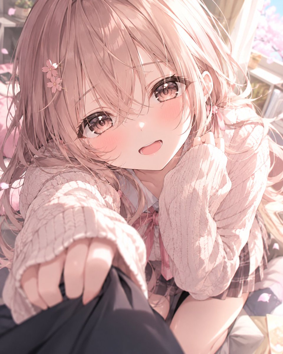minnnakowai4649's tweet photo. ねぇ、ちょっとだけこっち来て？🥺💗

……もうちょっと！

えへへ、これくらい近いほうが好きかも…///

みんなはこういう女の子、好き？🌸 https://t.co/b6myDzGy2X