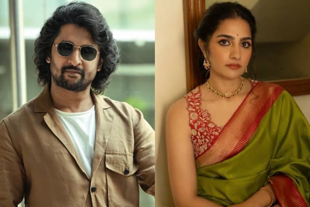letcinemaa's tweet photo. Nani is reportedly set to work with 96 and #SatyamSundaram director Prem Kumar for a LOVE STORY. 

Meanwhile, #RukminiVasanth is in talks to play the FEMALE LEAD. https://t.co/cP3FbXwTXV