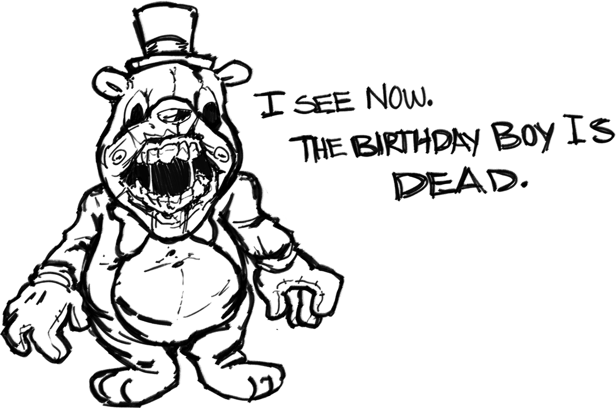 LongGone13th's tweet photo. FREDDY BEAR remembers what he did...
#fnaf #fnaftheflipside https://t.co/TsvcVH20Nz