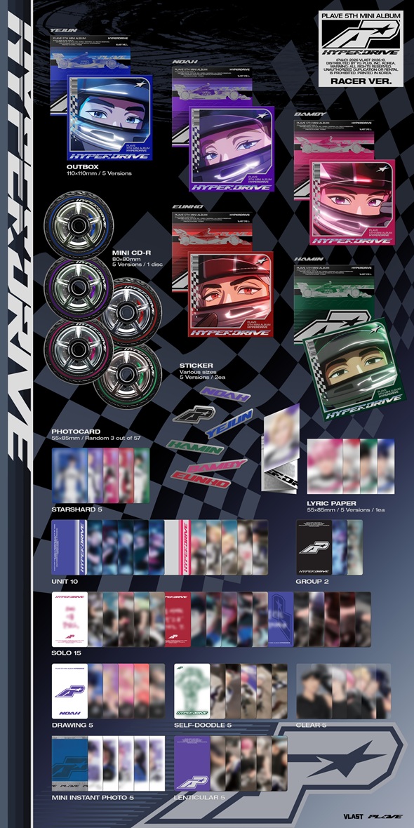 TOWER_NUchaya's tweet photo. 【PLAVE】

5th Mini Album 'HYPERDRIVE' 特典付き対象商品
・Racer Ver.　本日入荷しました！

タワレコ先着特典
・フォトカード(1種)【コンセプトフォトA (集合絵柄)】

Towel Ver./PLBBUU Ver.特典付き対象商品は
11/18(水)発売予定となっております！

詳細🔽
https://t.co/Ii4dbWgCRM https://t.co/B7t9Rh9rci
