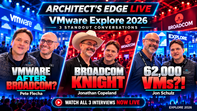 SirajD_Official's tweet photo. 62,000 Virtual Machines. 53,000 CPU Cores. Five VCAP Exams. And VMware’s Evolution Under Broadcom. – #vExpert Christopher Kusek, PKGuild https://t.co/Wi879JDSLq https://t.co/XuIWWECykt
