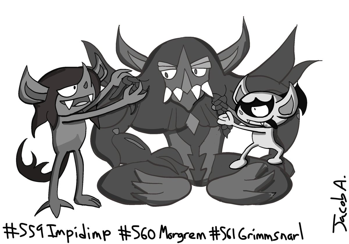 pkmnredwood's tweet photo. #pokemon #impidimpi #morgrem #grimmsnarl https://t.co/uauW5L5HLJ