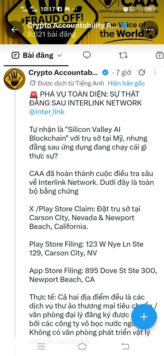 coinvn34's tweet photo. @InterlinklabsEt Dự án của mấy thằng khốn người Việt Nam ở Mỹ đó https://t.co/blsx3Eny4R