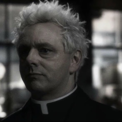 sheennxnt's tweet photo. I’ll just leave it here and enjoy the priest version of Crowley and Aziraphale https://t.co/rVwvPoqOeD
