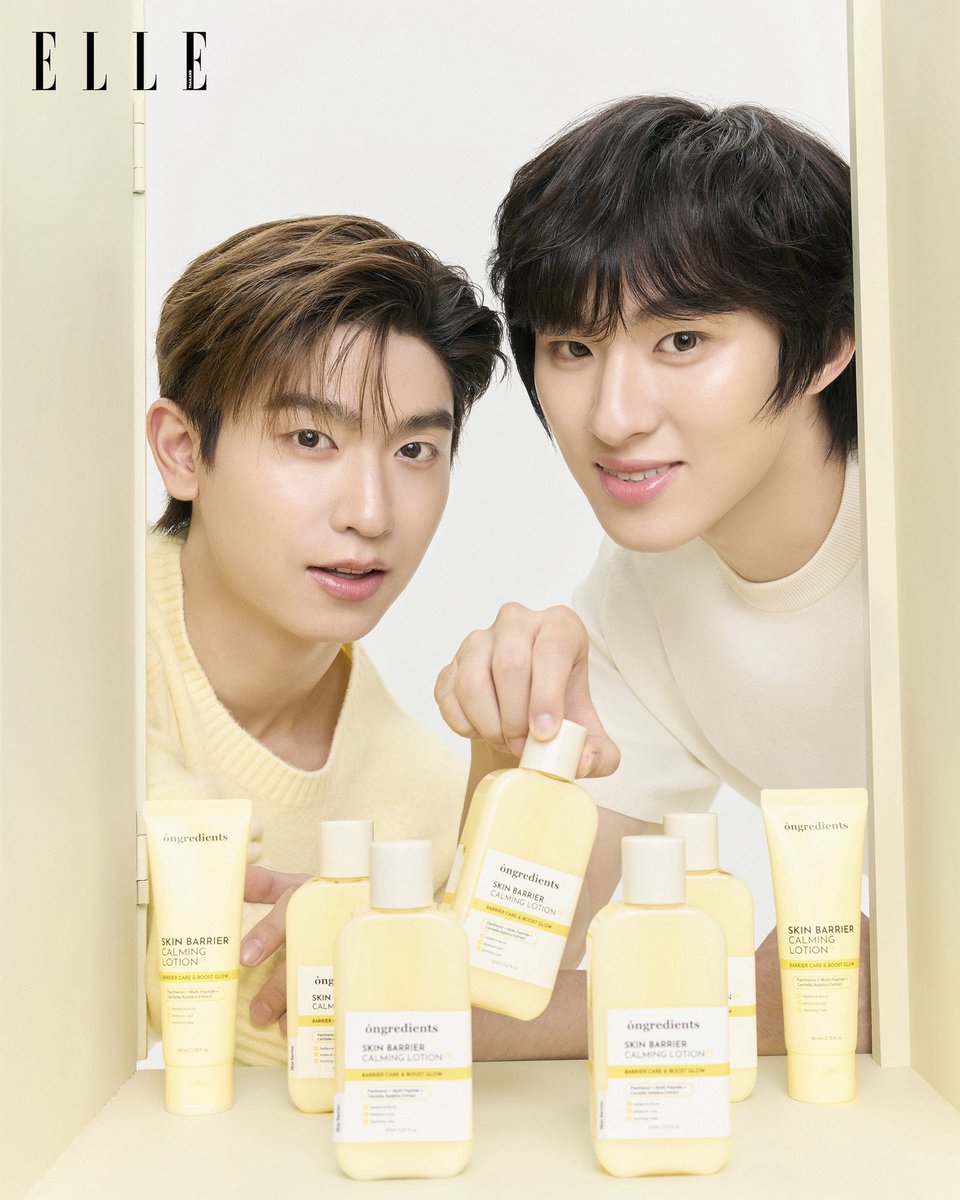 ELLEThailand's tweet photo. #ELLEDigitalCover เผยไอเท็มแรกสุดเลิฟของ โทมัส-ก้องจาก Ongredients อย่าง Skin Barrier Calming Lotion โลชั่นเนื้อบางเบาช่วยปลอบประโลมผิว พร้อมเสริมเกราะป้องกันผิวให้แข็งแรงยิ่งขึ้น ให้ผิวที่เรียบเนียน อิ่มน้ำ และสุขภาพดี

#OngredientsxThomasKong 
#Ongredients 
#OngredientsTH https://t.co/yZYPFMSaHi