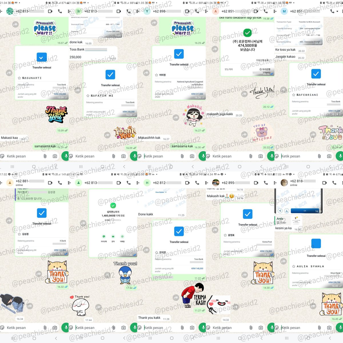 peachiesid2's tweet photo. open jasa tf won co web korea

— tf won
<100k won rate 13.50 fee 8k
>100k won rate 13.51 fee 8k

— co web kr rate 13.52 (NO WAR)
weverse fee 15k
other web fee 20k

📩 fast respon : https://t.co/KnptYrNg5c

t. proxy transfer trf krw checkout website korea https://t.co/vLblJV24LN