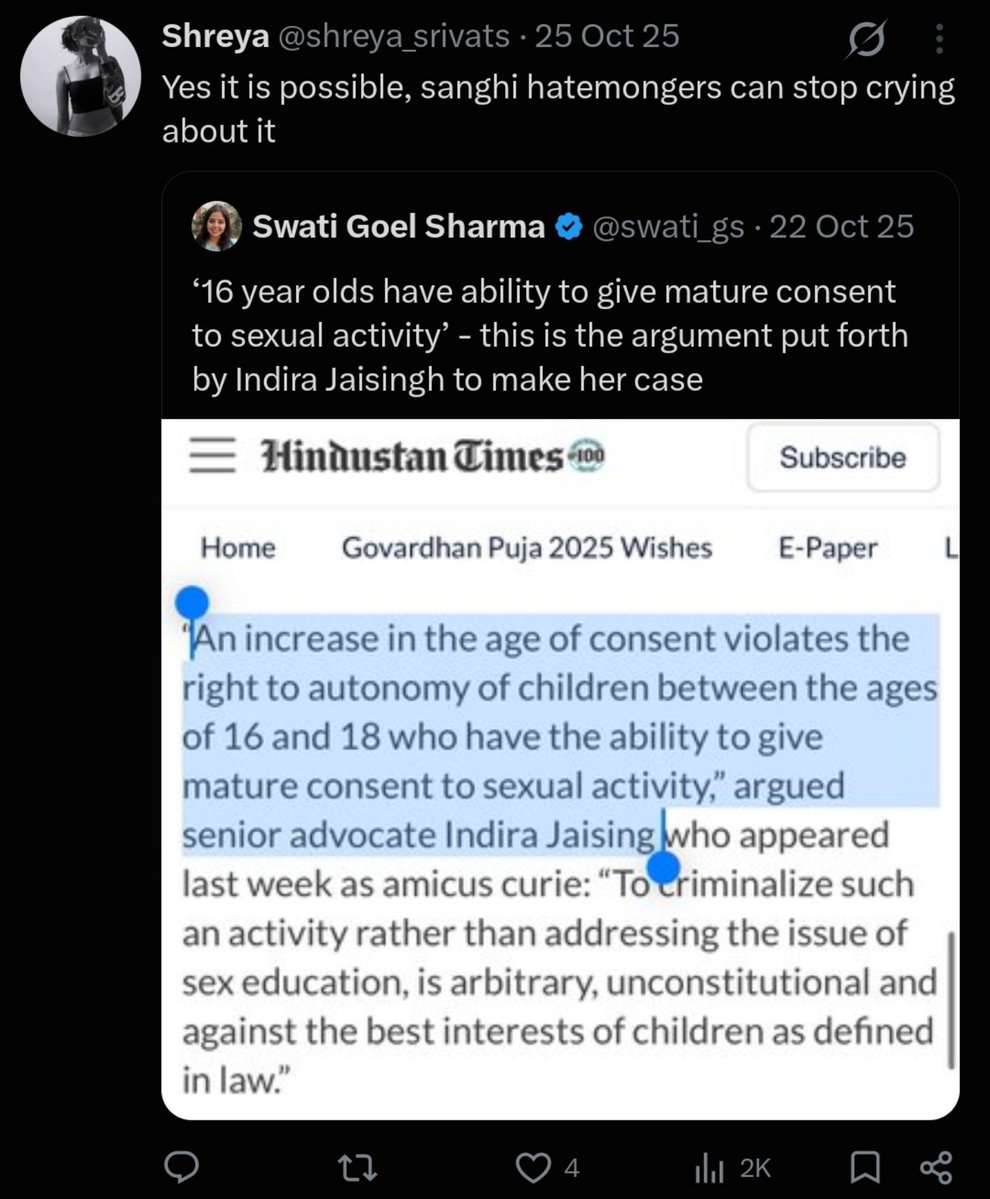 AryanGlazer's tweet photo. Chill, guys! This is a low-T cuckmulla behind this account.

>Larping as a Hindu woman.
>Justifying pedophilia
>Making the same old AI-gen cuckp*rn fantasy

There are thousands of these types of accounts; don't fall for it. There is no need to direct your hate toward Hindu women. https://t.co/GErUEF887g