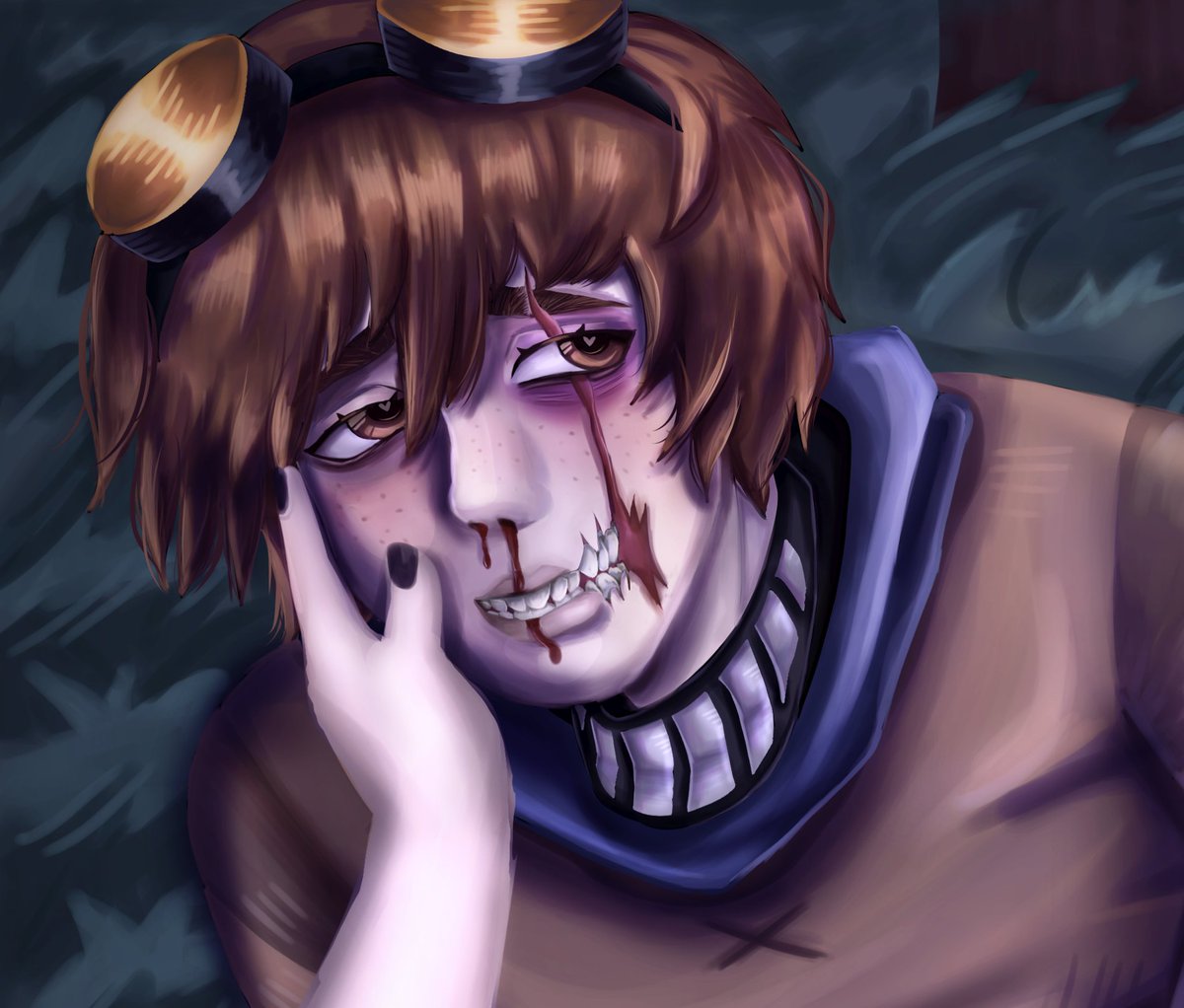 VanieTheBonnie's tweet photo. Un Ticci Toby Ricolino 🤤🪓

El capítulo 2 tiene mi imagen favorita de ticci Toby y me espere a saber dibujar mas perrona para dibujarla BIEN
 Ya te había hecho 2 dibujos de Toby y Ben del cap 1 pero estaban bn qleros JAJAJ q opinas de este? @hahadit_ https://t.co/GseOUKwn3t