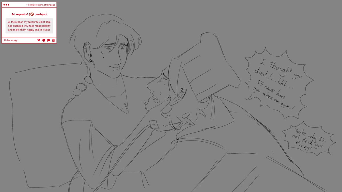 delulu_croutons's tweet photo. I’ll take full responsibility ❤️
Neighbourhood au
#elliotbuilder #timothysprinkleton #pizzapie https://t.co/JSM2KVuKSU