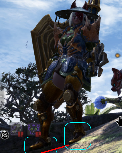 bloodrizer's tweet photo. (Note the leg positions, btw). Nobody is actually doing it, cause you average player will not care. For example, Capcom in MHW did not even bother even though they had a budget of a small ethnostate https://t.co/dtu9nRNog0