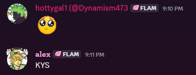 Dynamism473's tweet photo. Oomf hates me https://t.co/npst6fpDGj