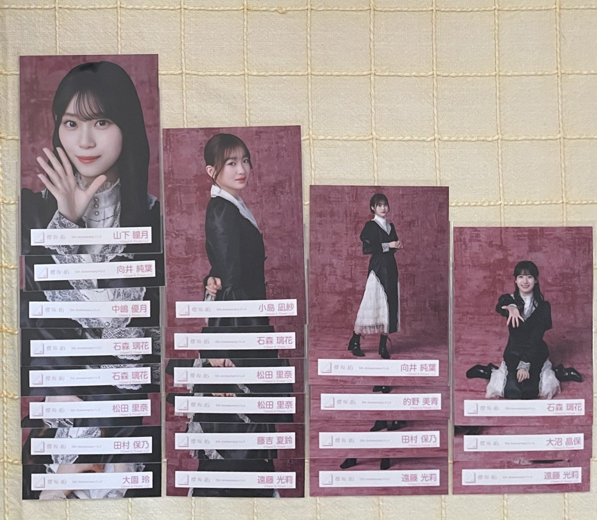 eiSKRZK's tweet photo. 櫻坂46生写真トレ トレード

【譲】キービジュ ビタミン 14thバクラライブ衣装 コインランドリー 浴衣 ストライプ衣装 5thアニラ 5thアニバドレス
過去物もありますので聞いてください
増本も提供できる箇所あります

【求】上村.増本
希望箇所多いため教えていただけると嬉しいです

アニラ直トレのみ https://t.co/KnZWKEoS5D