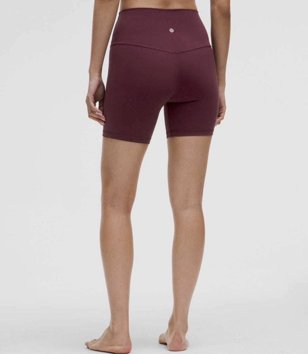 bunnieze's tweet photo. Lululemon Align High-Rise Short 6”
สี Garnet

size 4 เอว 24-27” สพ34-37“ มี 1 ตัว 
ช๊อป 2,xxx.- มือสอง
🔺ขาย 800.- ส่งฟรี🔺 #ส่งต่อlululemon https://t.co/u3TK0wx29D