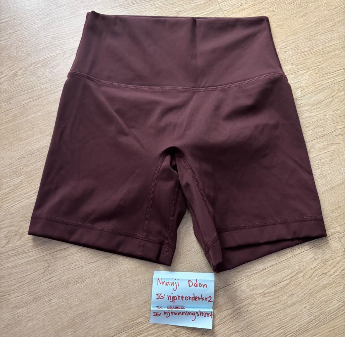bunnieze's tweet photo. Lululemon Align High-Rise Short 6”
สี Garnet

size 4 เอว 24-27” สพ34-37“ มี 1 ตัว 
ช๊อป 2,xxx.- มือสอง
🔺ขาย 800.- ส่งฟรี🔺 #ส่งต่อlululemon https://t.co/u3TK0wx29D