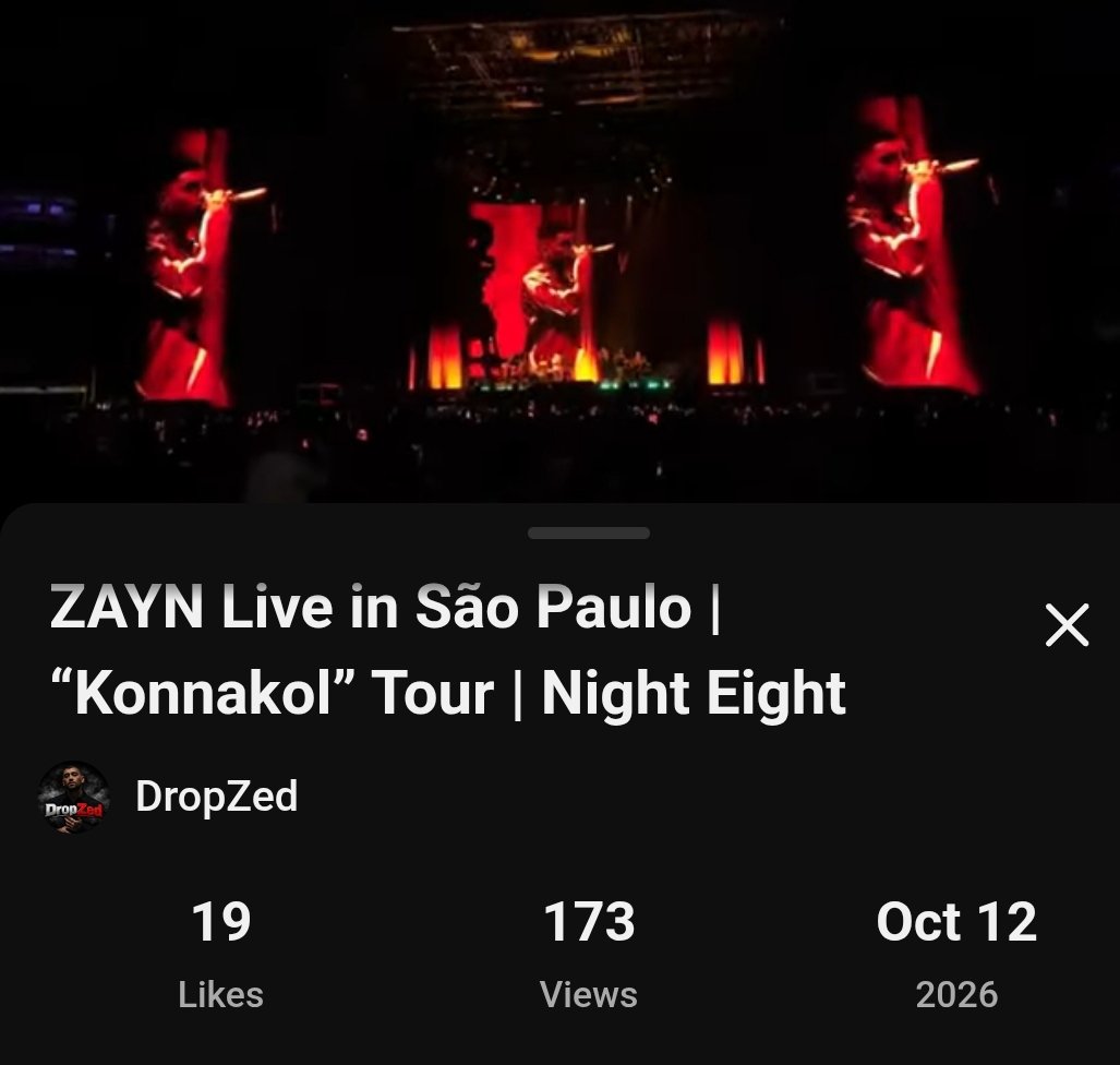 1d_livestreams's tweet photo. Full show of Zayn in São Paulo
https://t.co/Pp6yYQwWOD
#zayn #zaynmalik #thekonnakoltour #konnakoltour #zaynbrasil #konnakoltourbrasil #fullshow #konnakol https://t.co/Cn67HriES2