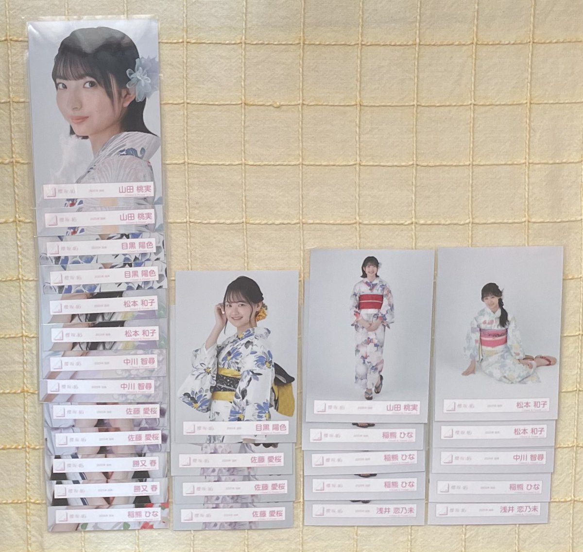 eiSKRZK's tweet photo. 【譲】櫻坂46 4期生
浅井 稲熊 勝又 佐藤 中川 松本 目黒 山川 山田 https://t.co/cEmsCBpeUR