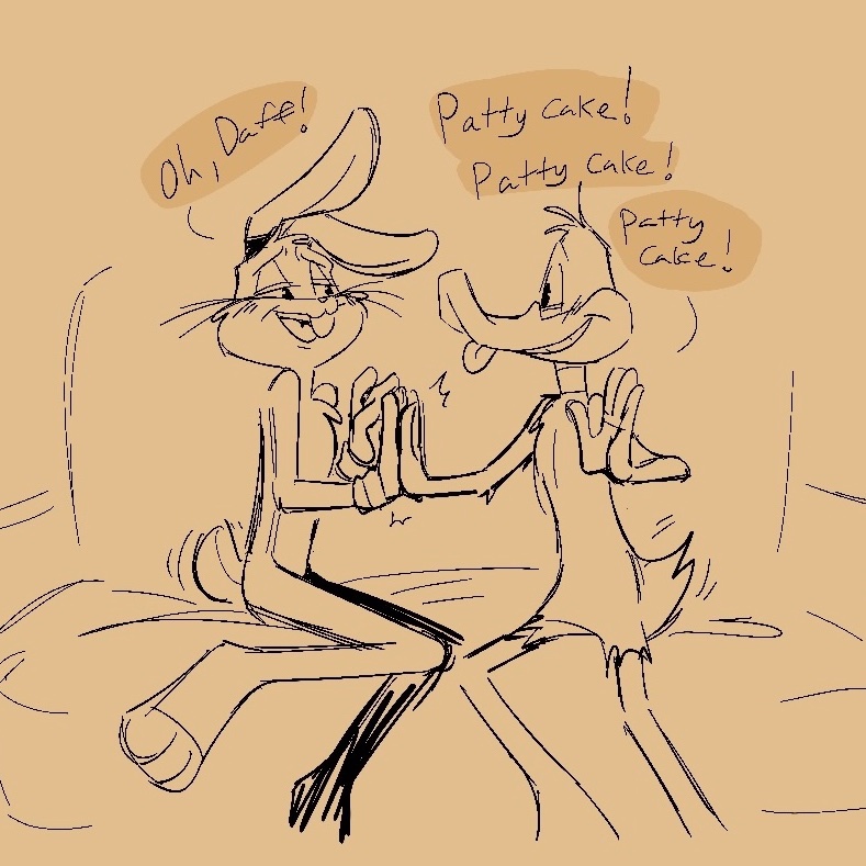 OutisNoface's tweet photo. #baffy How have I not seen anyone drawing them playing patty cake yet lmao (wfrr reference) https://t.co/aPogG1WApC