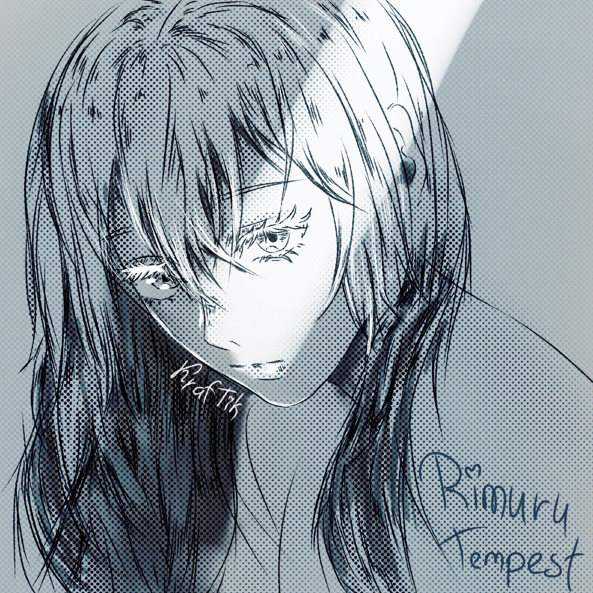 ItsKrafTik's tweet photo. Фан-арт по персонажу  Rimuru Tempest https://t.co/RVp1phAyER
