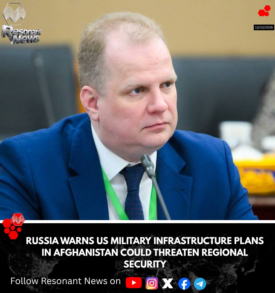 Resonant_News's tweet photo. 🚨 Russia Warns US Military Infrastructure Plans In Afghanistan Could Threaten Regional Security

Russia’s Security Council Deputy Secretary Alexander Venediktov said plans to restore US military infrastructure in Afghanistan would pose a direct threat to countries across the region.

He added that Moscow is discussing ways with Kabul to prevent renewed military involvement by countries outside the region. 

Meanwhile, the SCO is considering resuming cooperation with Afghanistan through its existing contact group, while Russia and Kabul have established a bilateral working group on economic and trade cooperation.