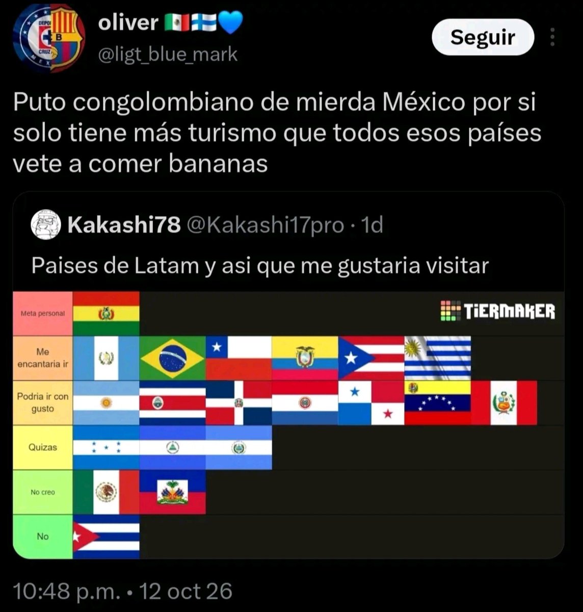 Benikrat_'s tweet photo. Neta me repudia este tipo de comentarios hechos por personas de mi misma nacionalidad
Y luego de quejan de que porque nos tachan de simios los pendejos estúpidos https://t.co/BicZbjiRYD